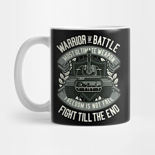 Warrior Of Battle, Vintage Retro Classic Mug